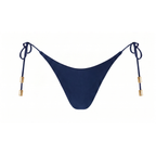 Rose Sculpt Tie-Side Bottom - Midnight Blue