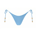 Rose Sculpt Tie-Side Bottom - Caribbean Blue