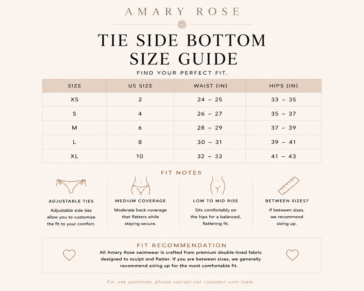 Rose Sculpt Tie-Side Bottom - Amethyst